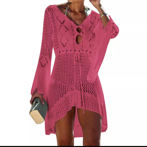Lace Crochet Cover Up