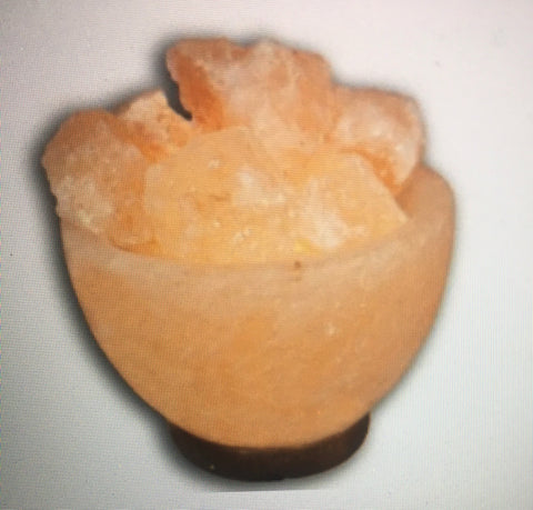 Himalayan Salt Lamp Small Bowl ( 6” )
