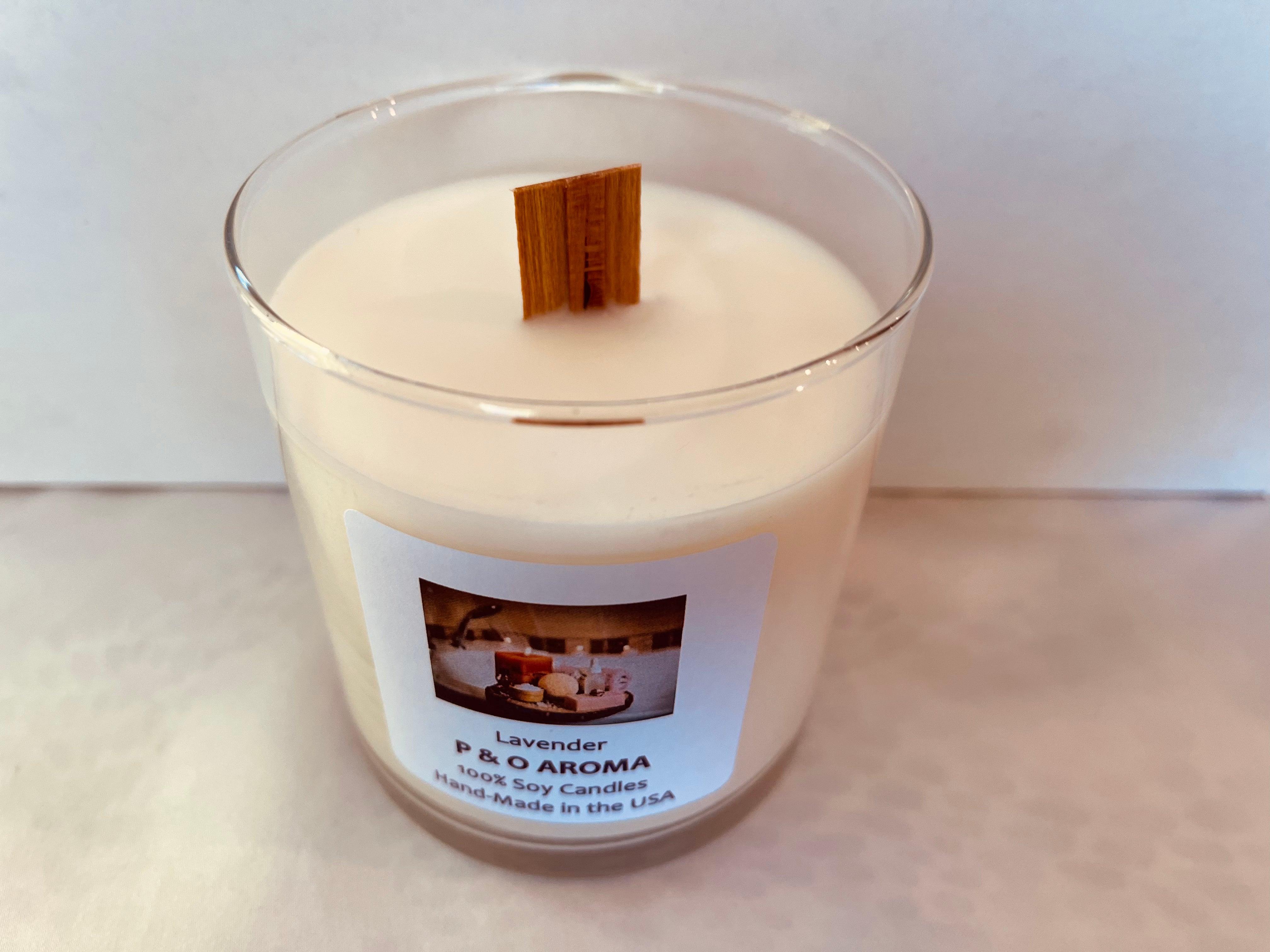 LAVENDER / WOOD WICK CANDLE