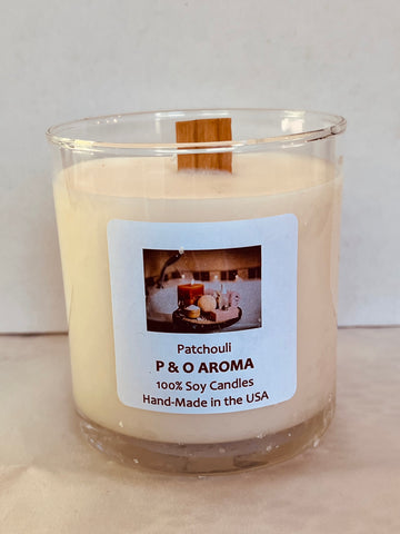 PATCHOULI wood wick candle